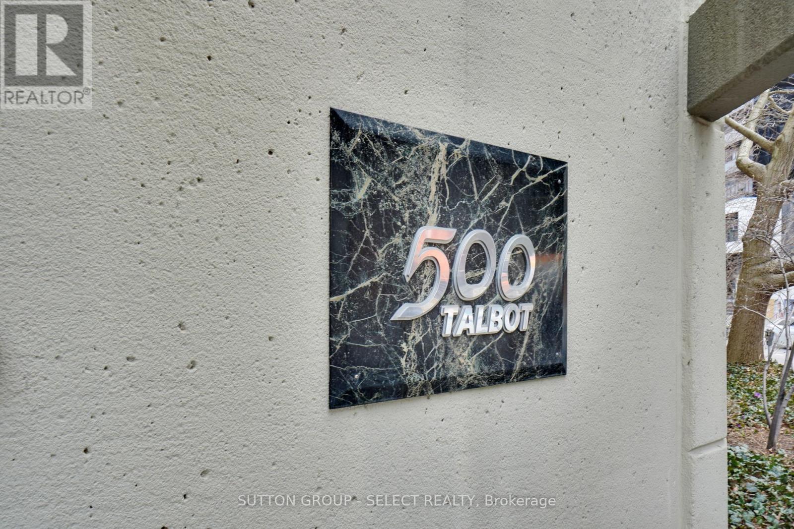 Property Photo: 500 Talbot Street 503 ON N6A 2S3