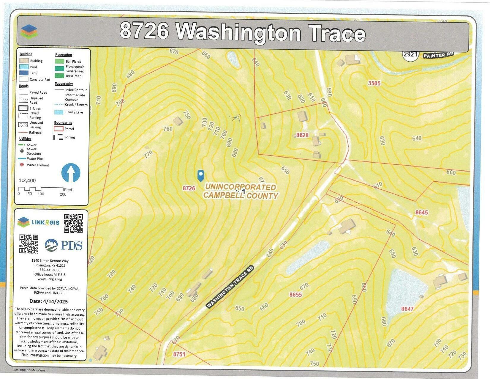 Property Photo: 8726 Washington Trace Road KY 41007