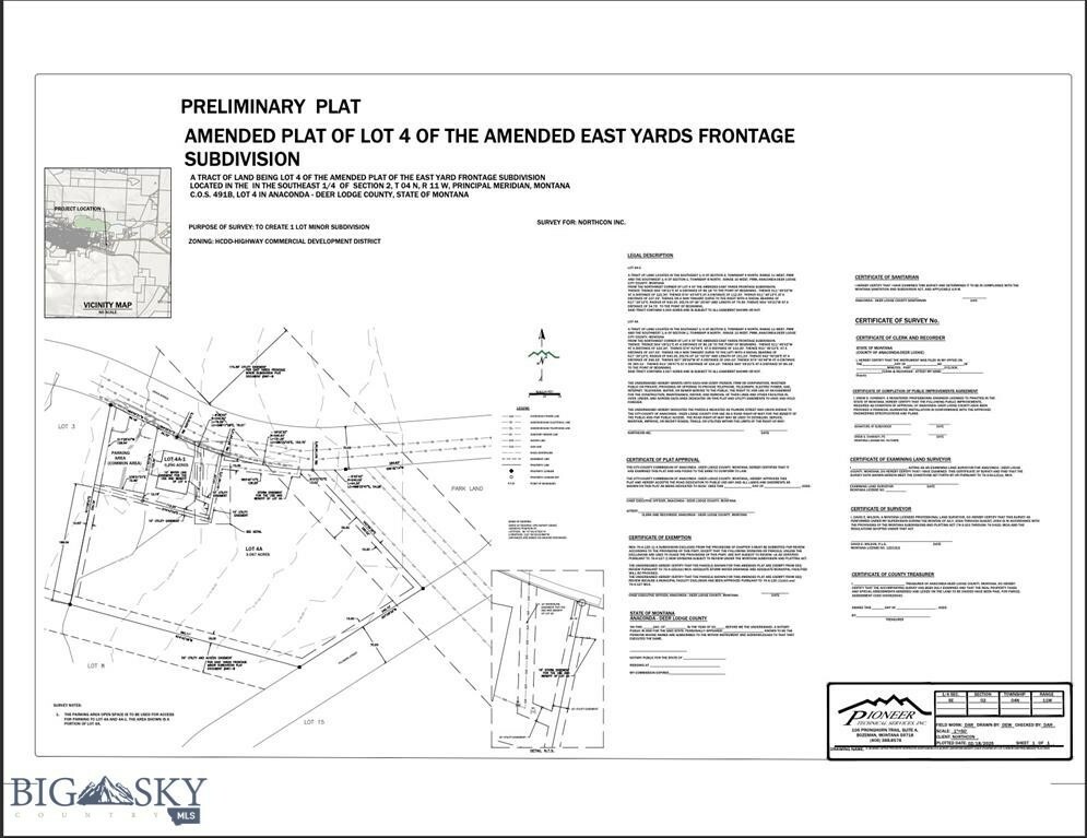 Property Photo: 101 Union Avenue- Lot 4C MT 59711