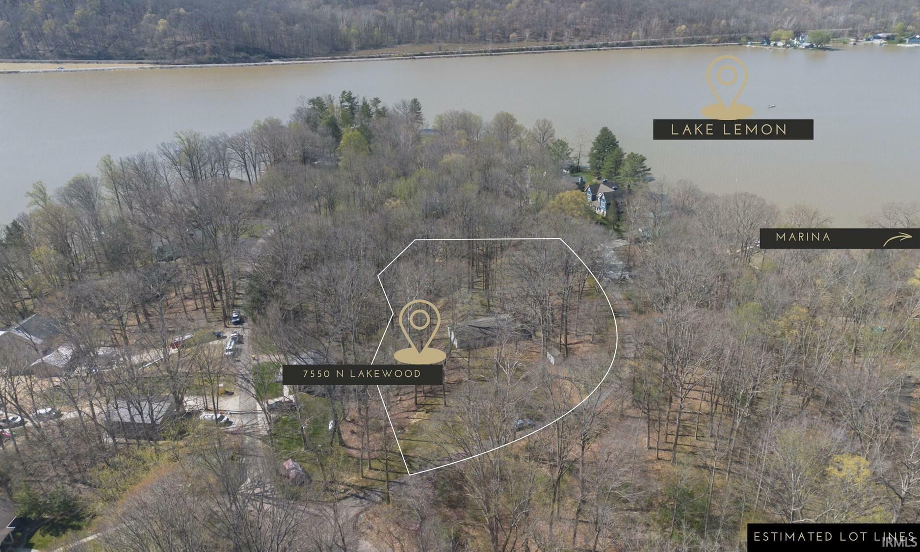 Property Photo: 7550 N Lakewood Drive IN 47468