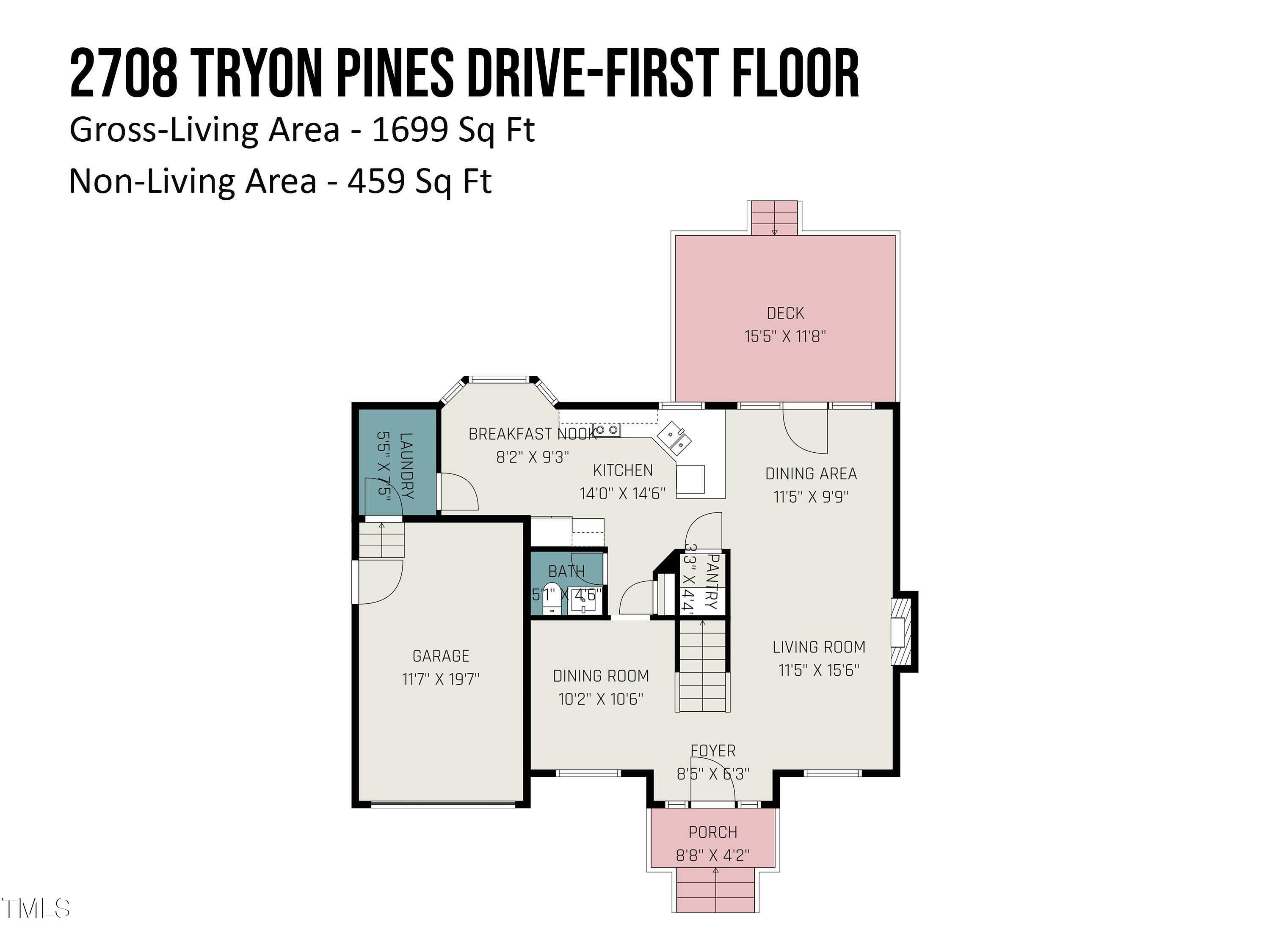 Property Photo: 2708 Tryon Pines Drive NC 27603