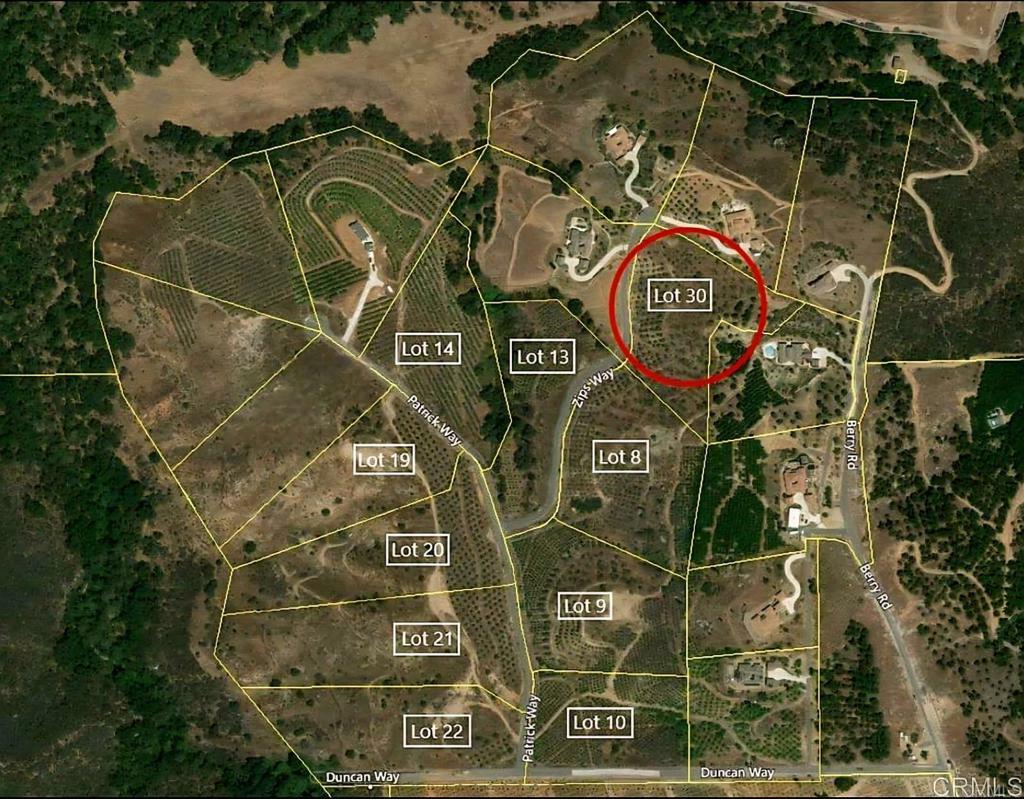 Property Photo: 10 Lots Duncan Way,Patrick Way, Zips Way CA 92082