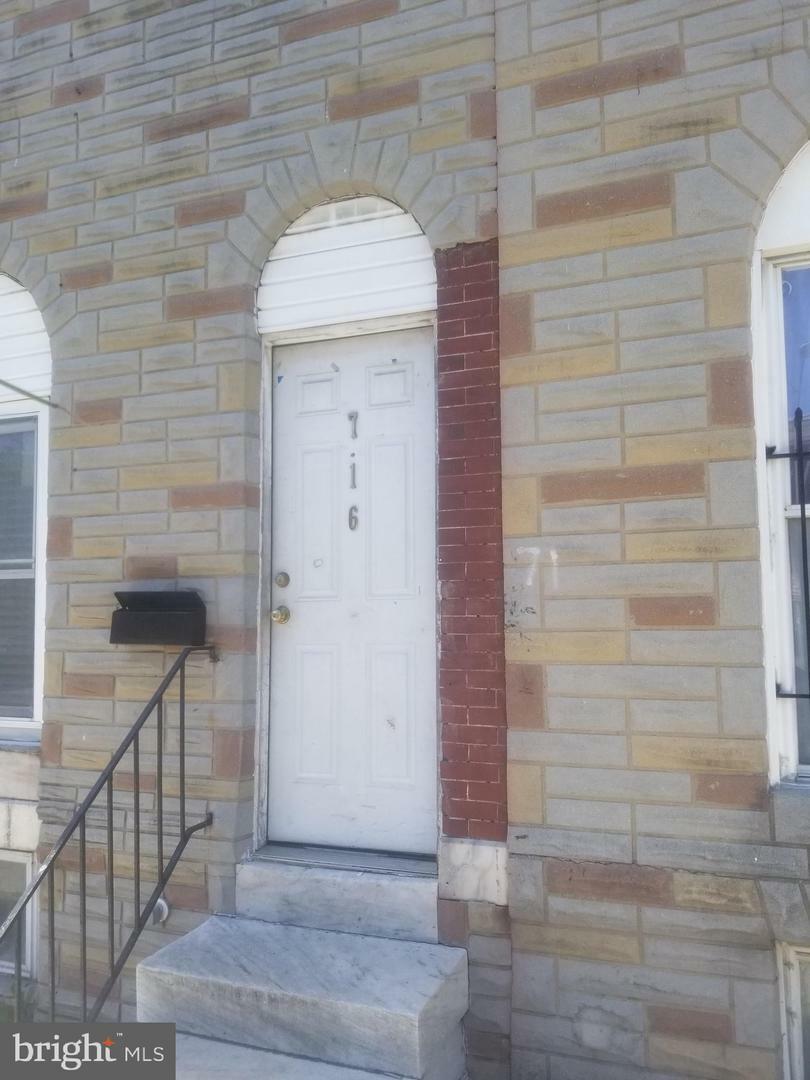 Property Photo: 716 N Milton Avenue MD 21205