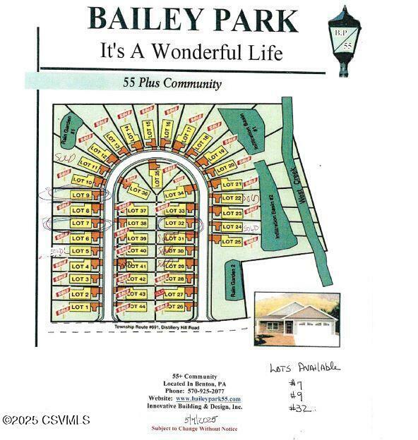 Property Photo: Lot 9 Bailey Park Drive PA 17814