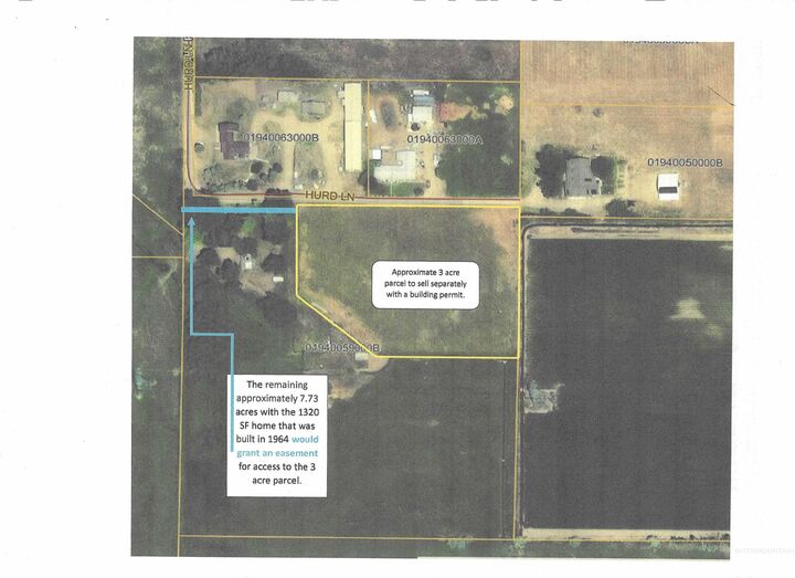 Property Photo:  8970 Hurd Lane - With 7 +/- Acres  ID 83661