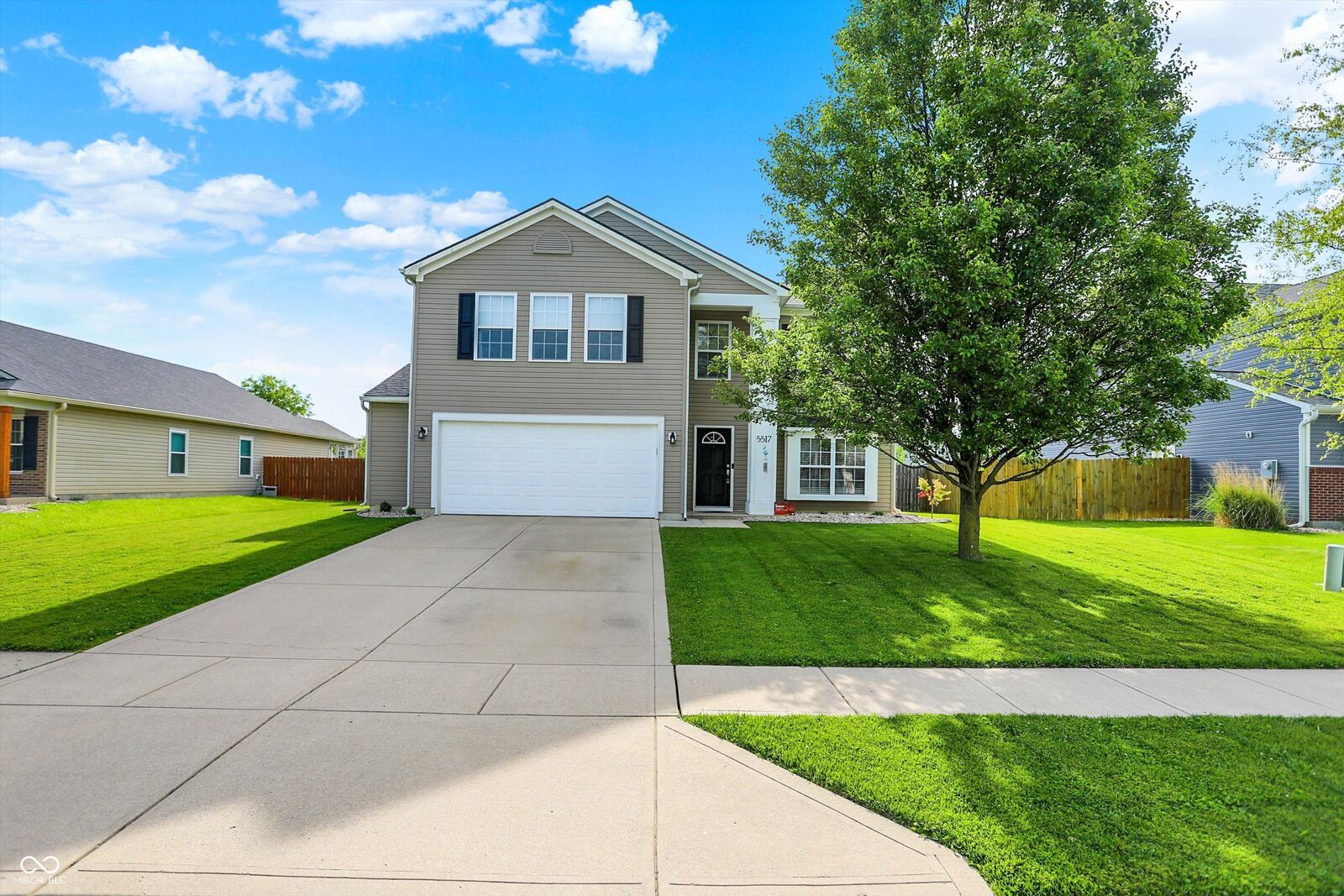 Property Photo:  5517 Jona Way  IN 46106 