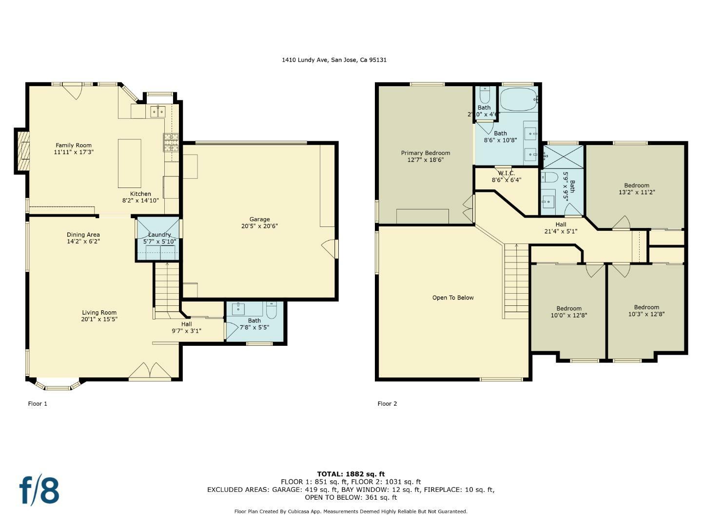 Property Photo:  1410 Lundy Avenue  CA 95131 