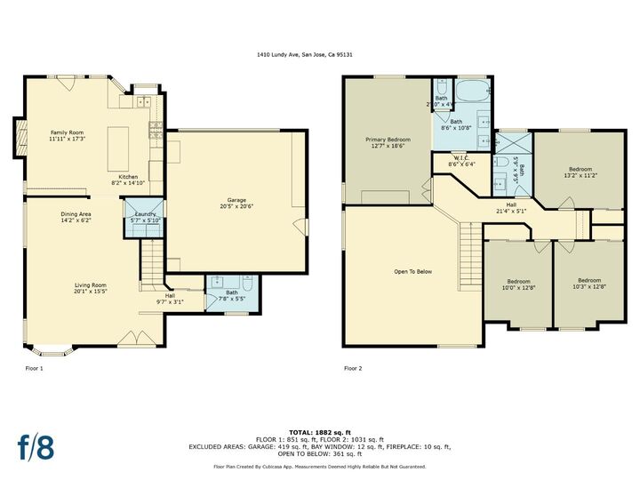 Property Photo:  1410 Lundy Avenue  CA 95131 