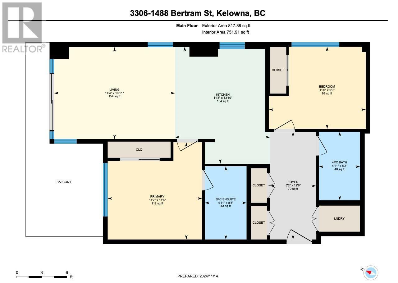 Property Photo: 1488 Bertram Street 3306 BC V1Y 0M6
