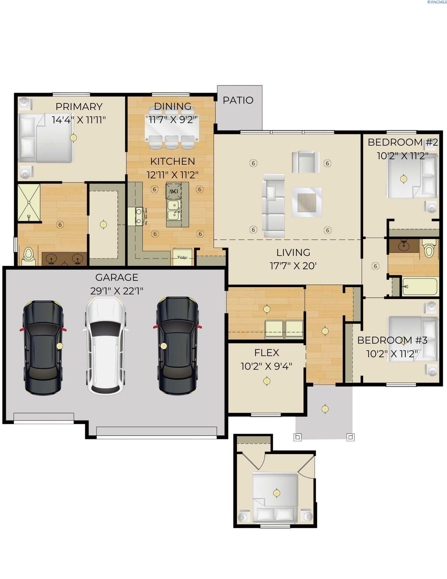 Property Photo: 6290 W 28th Ave WA 99338