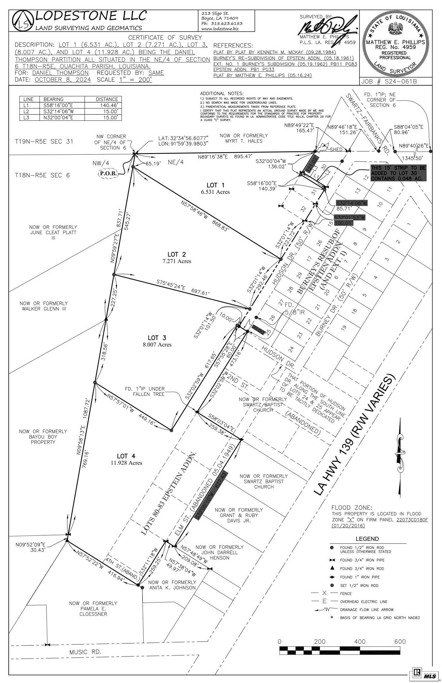 Property Photo: Lot 1 Hudson Drive LA 71203