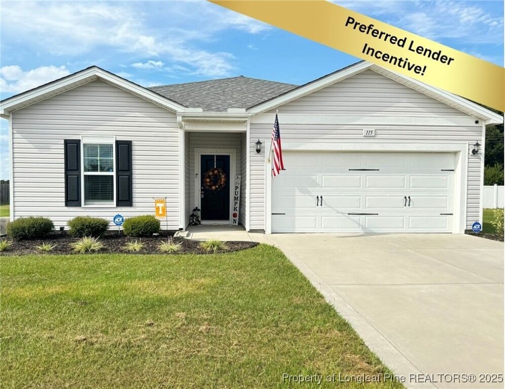 Property Photo:  115 Doubletree Lane  NC 28318 