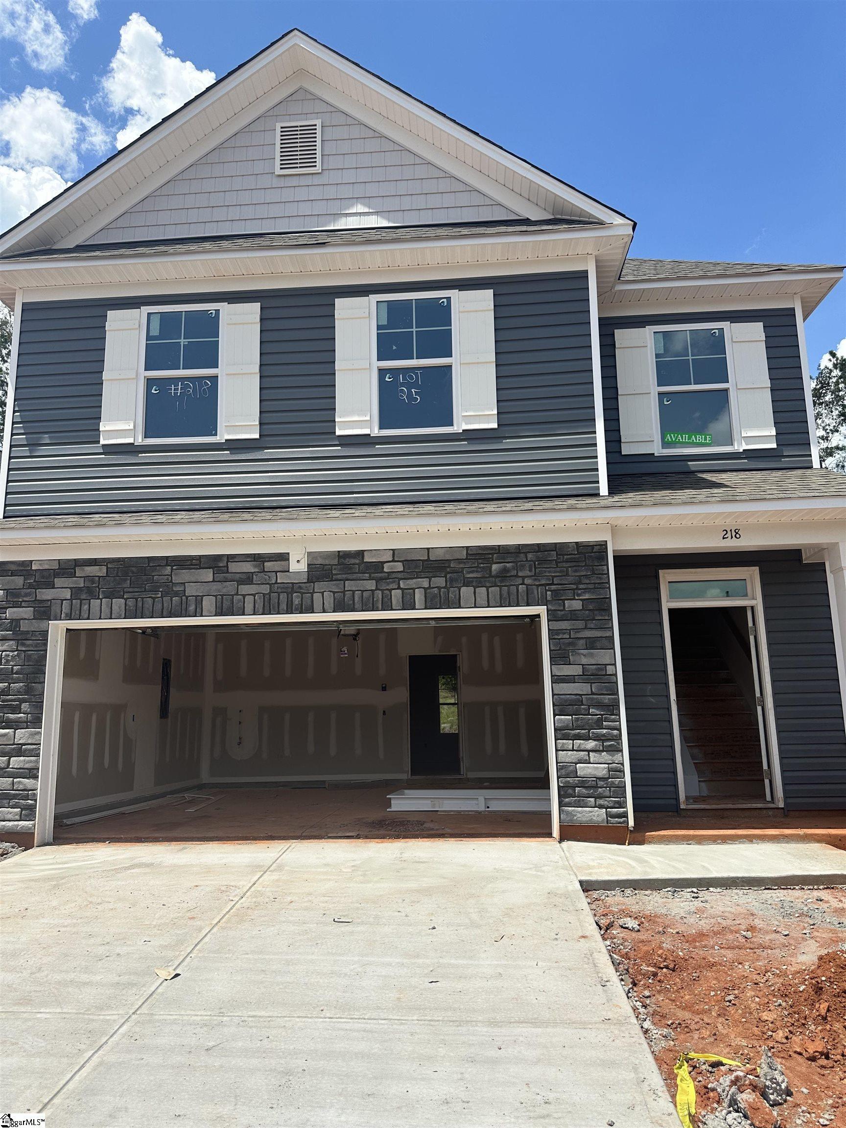 Property Photo: 218 Brown Circle Lot 25 SC 29642