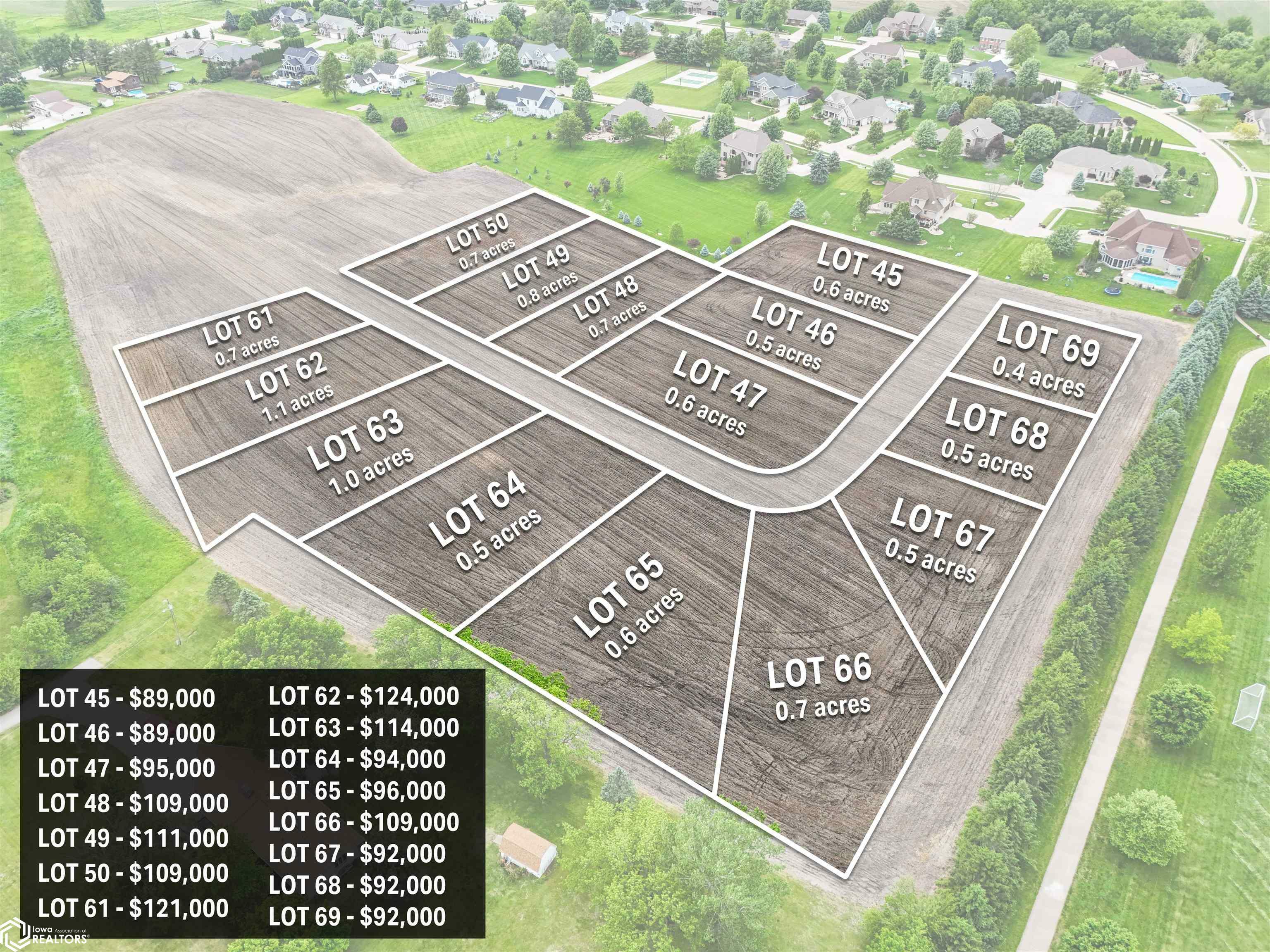 Property Photo: Lot 47 Stonebriar Drive IA 52601