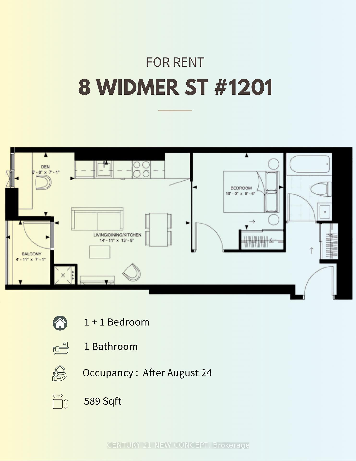 8 Widmer Street 1201  Toronto ON M5V 0W6 photo