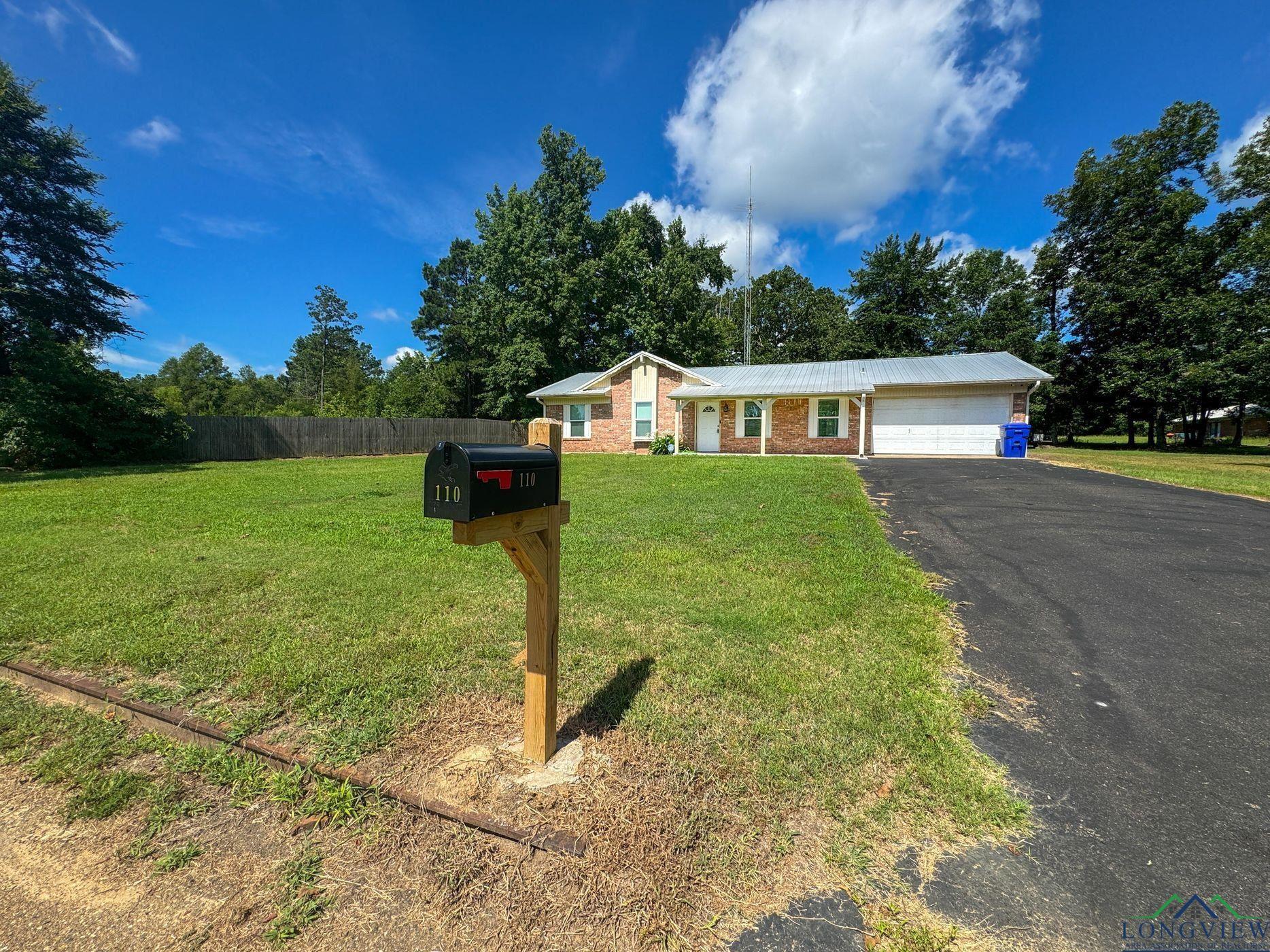 Property Photo: 110 Mockingbird Lane TX 75563