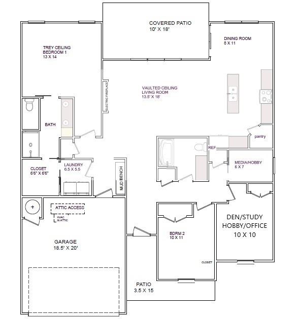 Property Photo: 11 Exminster Lane AR 72714
