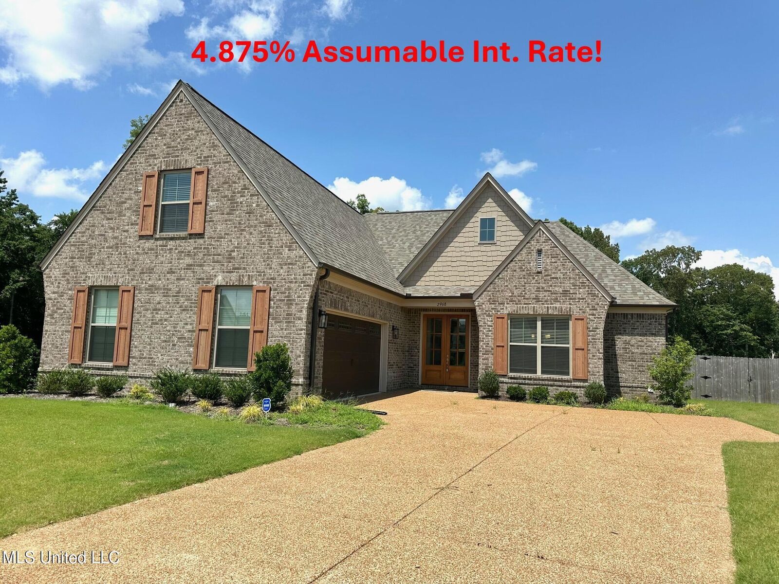 Property Photo:  2968 Piper Cove  MS 38651 