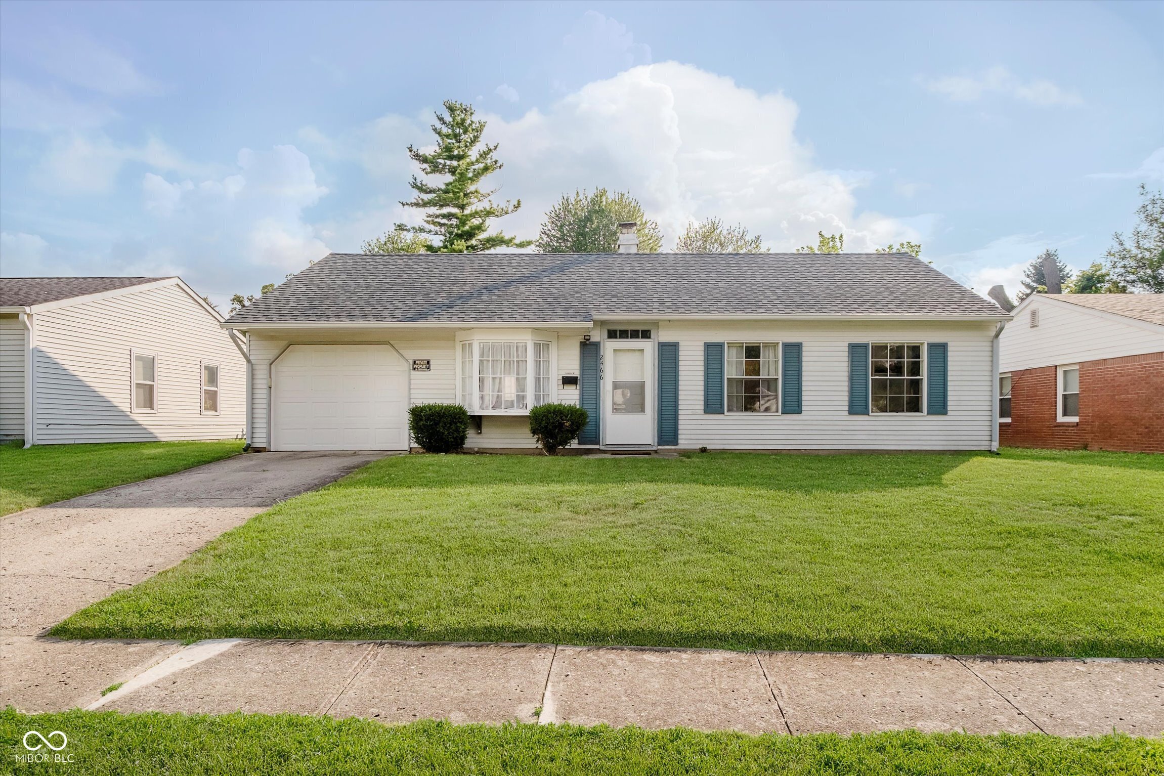 Property Photo: 2466 Sickle Road IN 46219