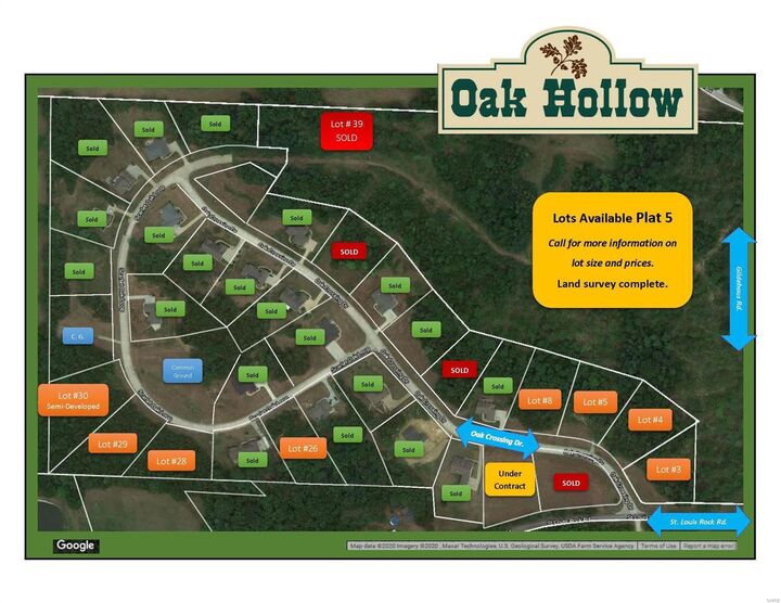 Property Photo:  652 (Lot 5) Oak Crossing Drive  MO 63089 