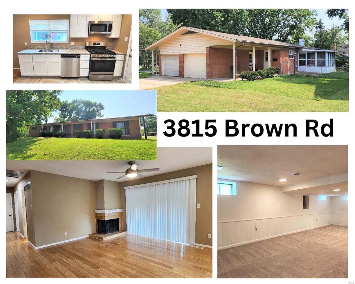 Property Photo: 3815 Brown Road MO 63134