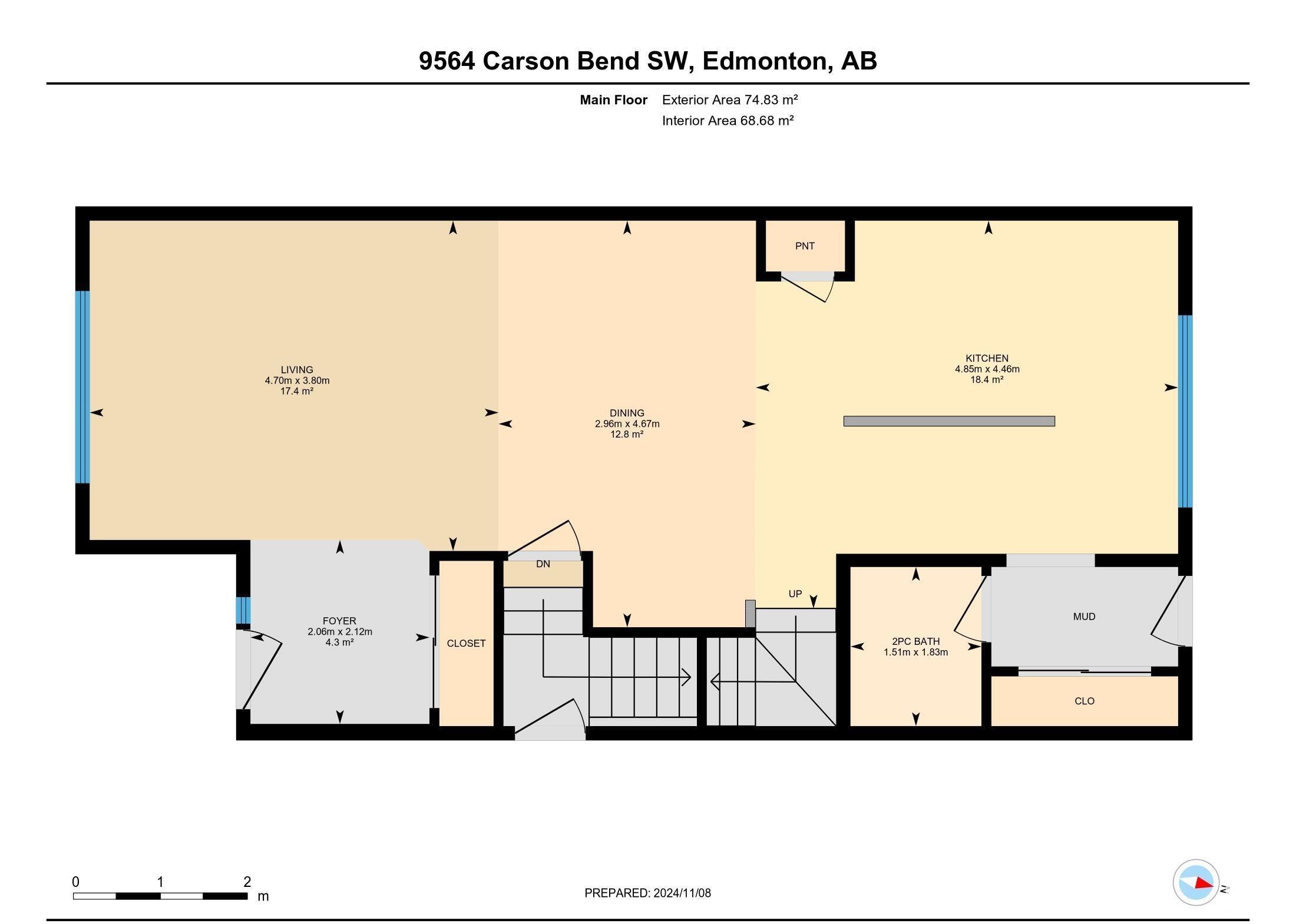 Property Photo:  9564 Carson Bend Bend SW  AB T6W 5H6 