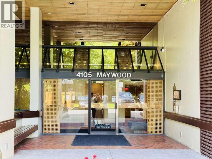 Property Photo: 4105 Maywood Street 1704 BC V5H 4A3