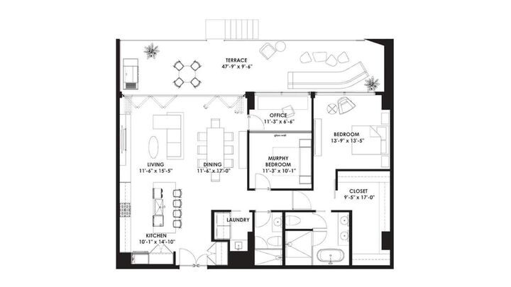 Property Photo: 100 10A Street NW 306 AB T2N 4T3
