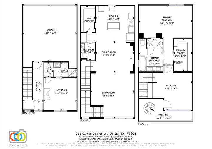 Property Photo: 711 Colten James Lane TX 75204