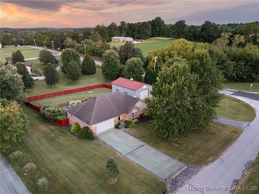 Property Photo:  9864 Wolfe Cemetery Road  IN 47122 