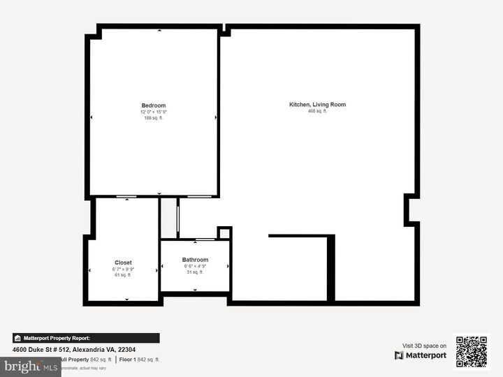 Property Photo: 4600 Duke Street 512 VA 22304