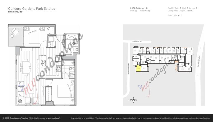 Photo de la propriété: 8988 Patterson Road 1003 BC V6X 0R2