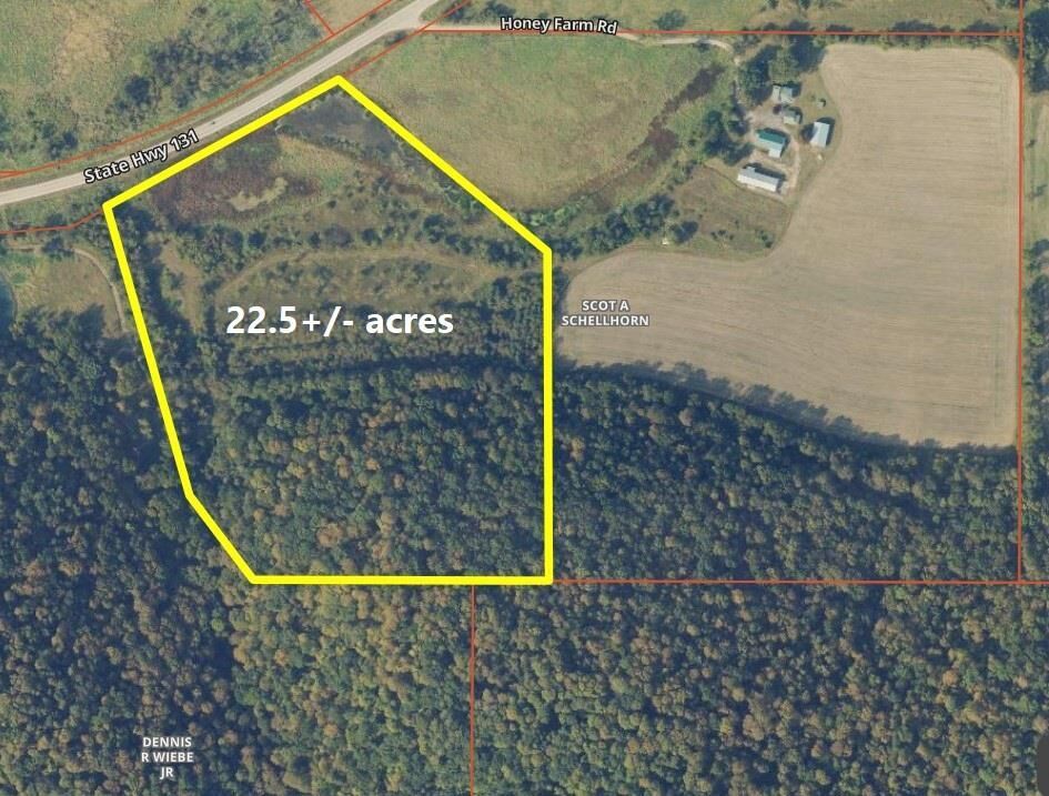 Property Photo:  22.5+/- Acres State 131 Road  WI 54631 