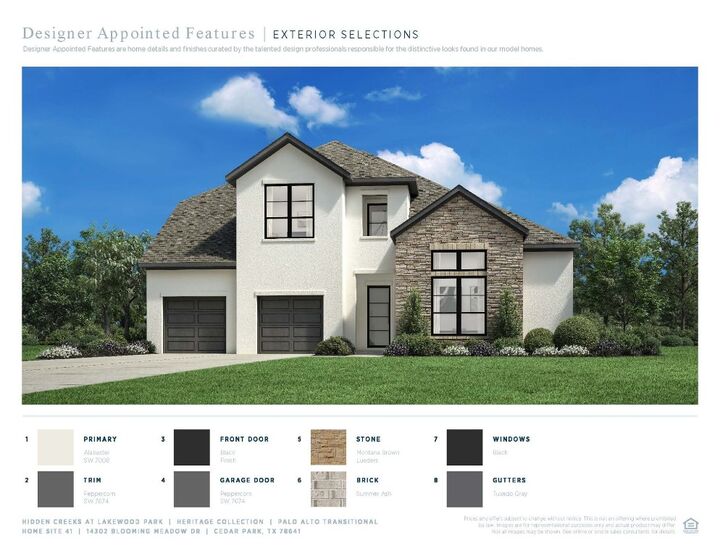 Property Photo:  14302 Blooming Meadow Drive  TX 78641 