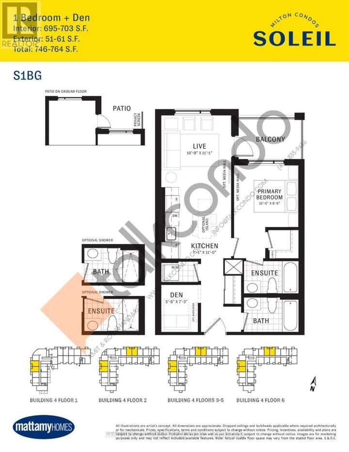 Property Photo: 480 Gordon Krantz Boulevard 520 ON L9E 1Z4