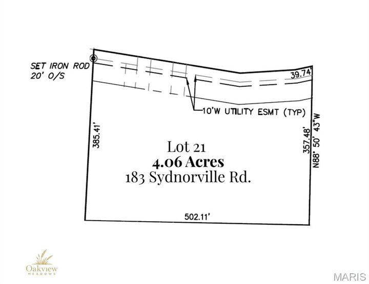 Property Photo: 183 Sydnorville Rd. - Lot 21 MO 63379