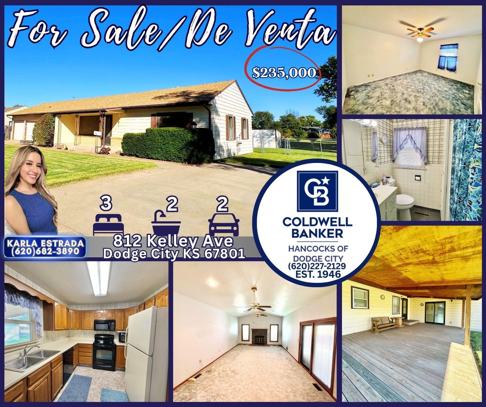 Property Photo:  812 Kelley Ave  KS 67801 