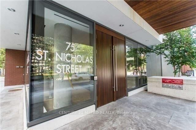 Property Photo: 75 St Nicholas Street 1103 ON M4Y 0A5