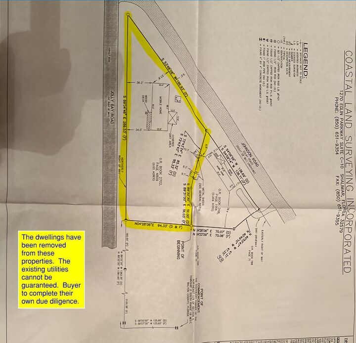 Property Photo:  117 Jolly Bay And 221 Johnson Road  FL 32439 