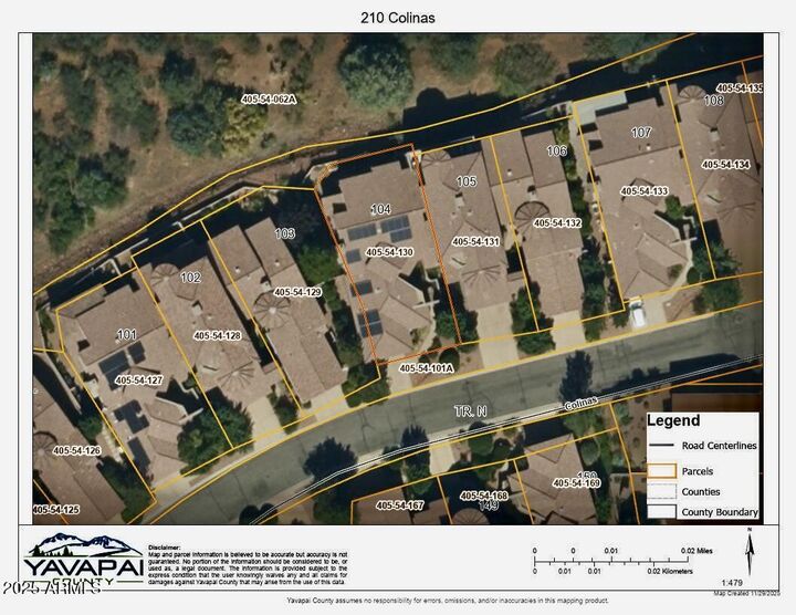 Property Photo:  210 Colinas --  AZ 86351 
