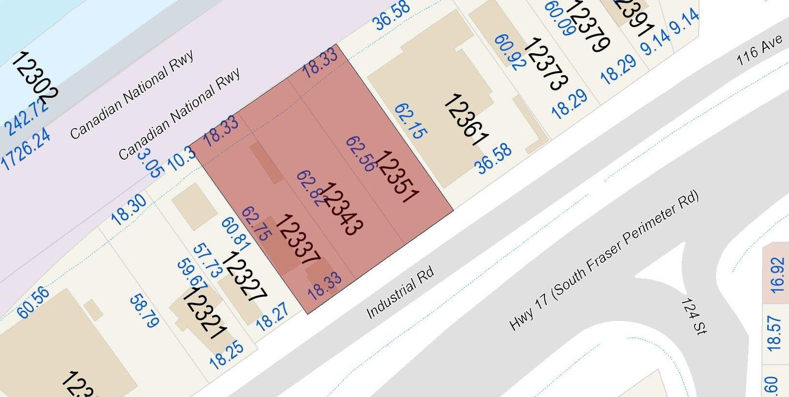 Property Photo:  12343 Industrial Road  BC V3V 3S4 