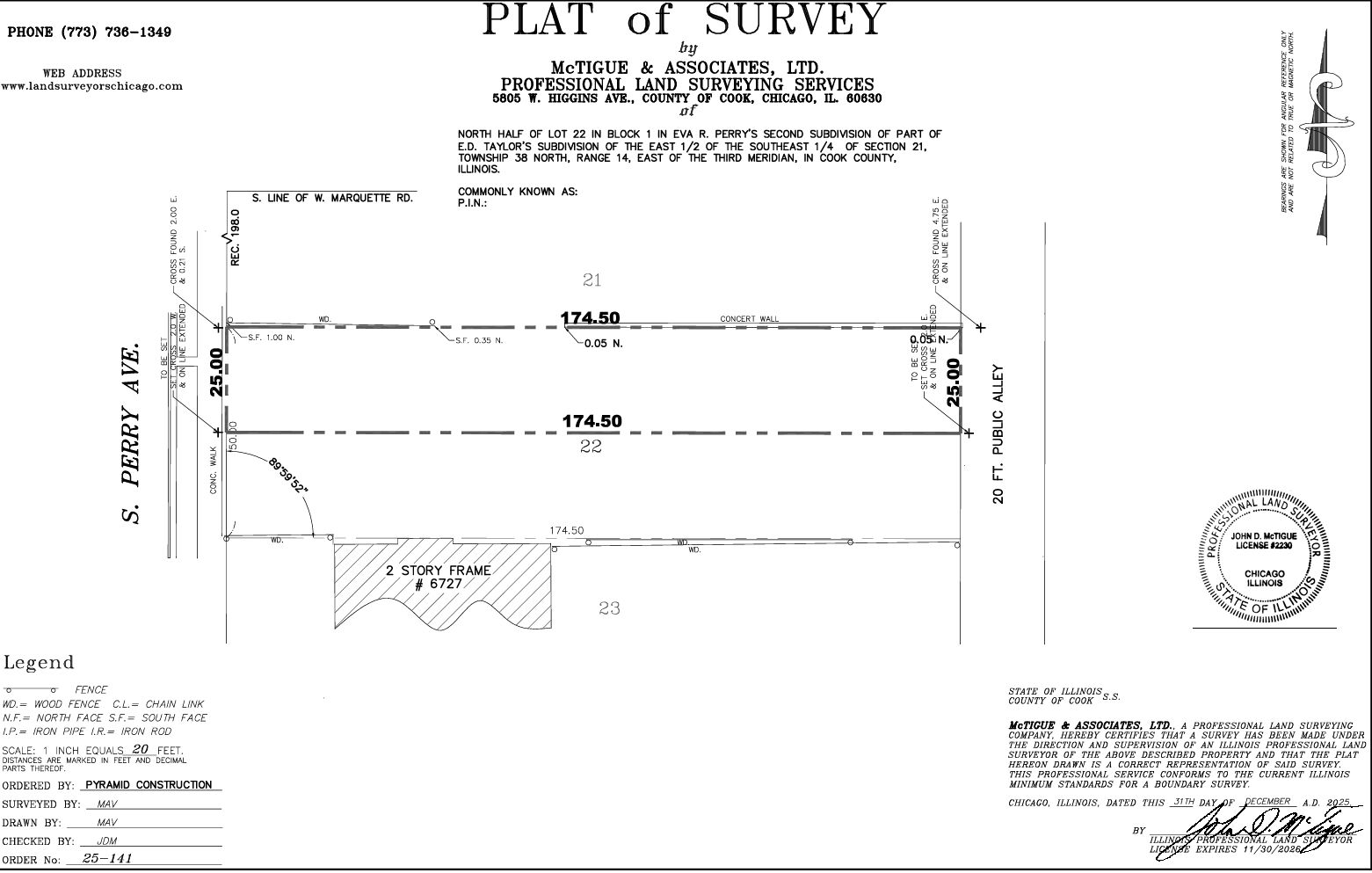 Property Photo:  6719 S Perry Avenue  IL 60621 