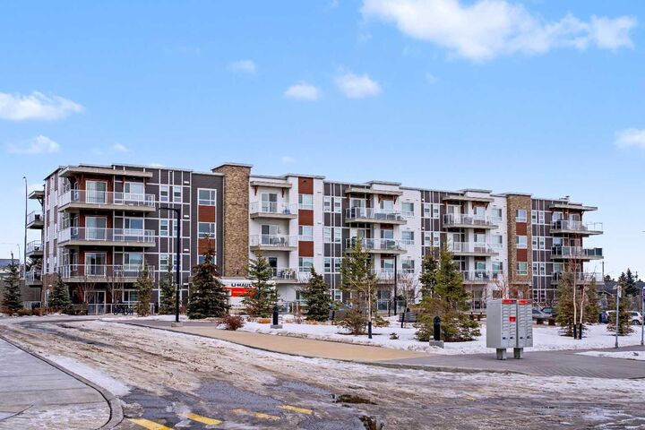 Property Photo:  360 Harvest Hills Common NE 107  AB T3K 2N1 