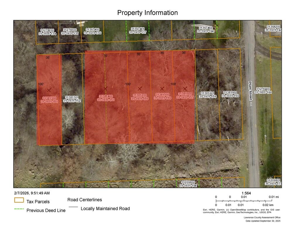 Property Photo: Lots 1-4 Plum St PA 16101