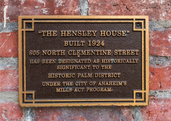 Property Photo:  805 N Clementine  CA 92805 