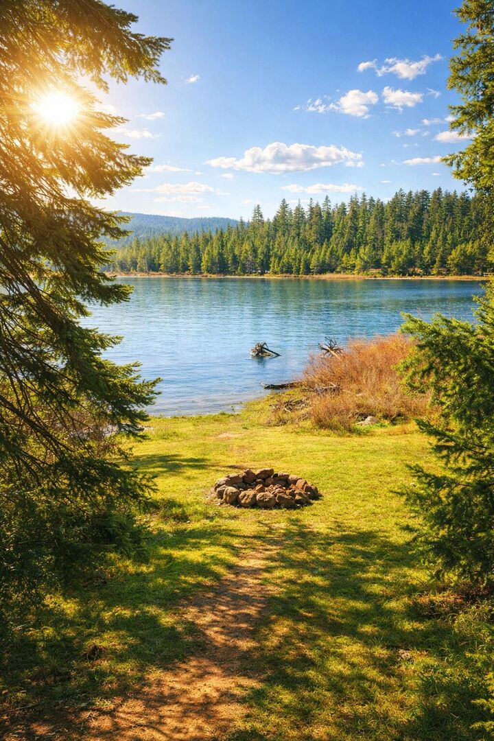 Property Photo:  5560 E Hyatt Lake Road Cabin 2A  OR 97520 