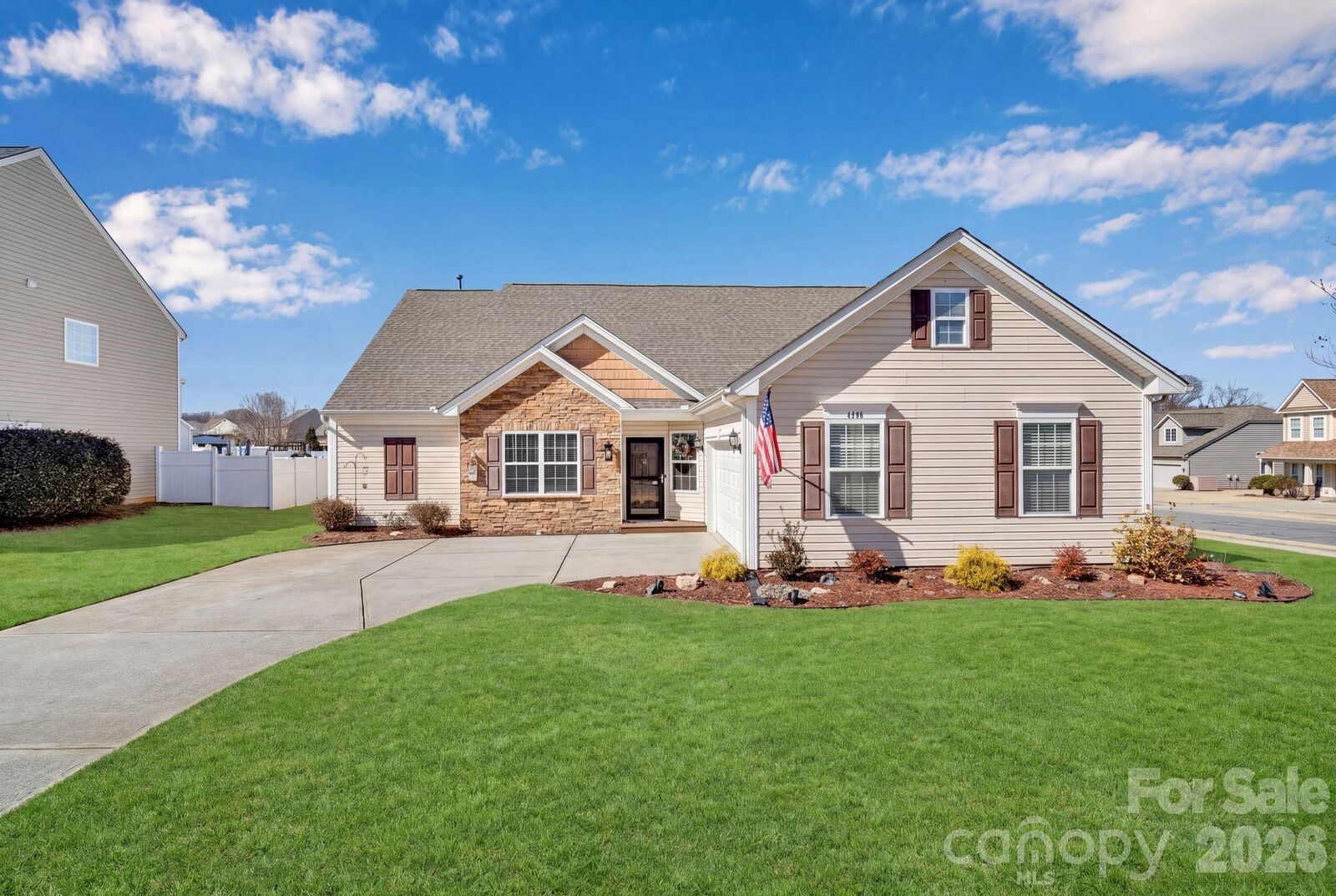 Property Photo:  4444 Bravery Place SW 116  NC 28027 