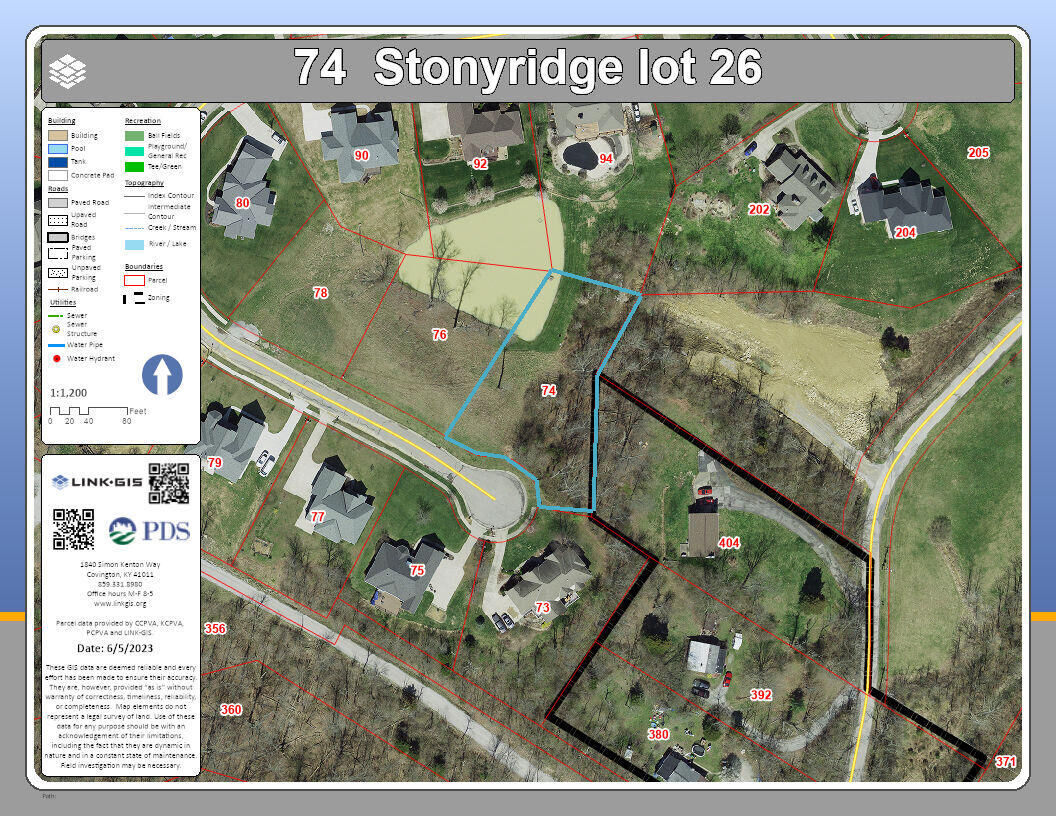 Property Photo:  74 Stonyridge Drive, Lot #26  KY 41076 