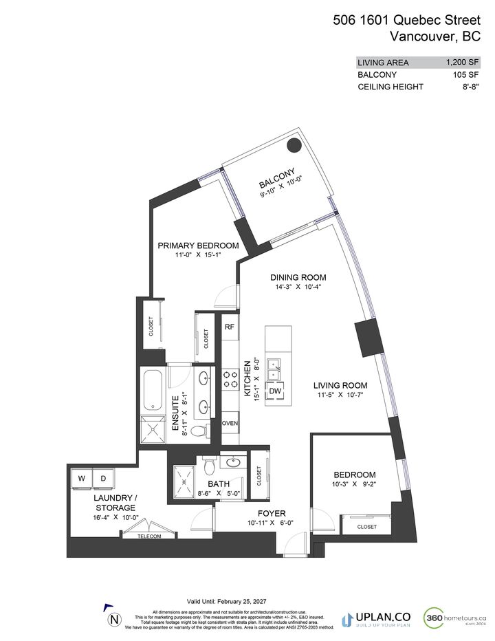 Photo de la propriété:  1601 Quebec Street 506  BC V6A 0J9 