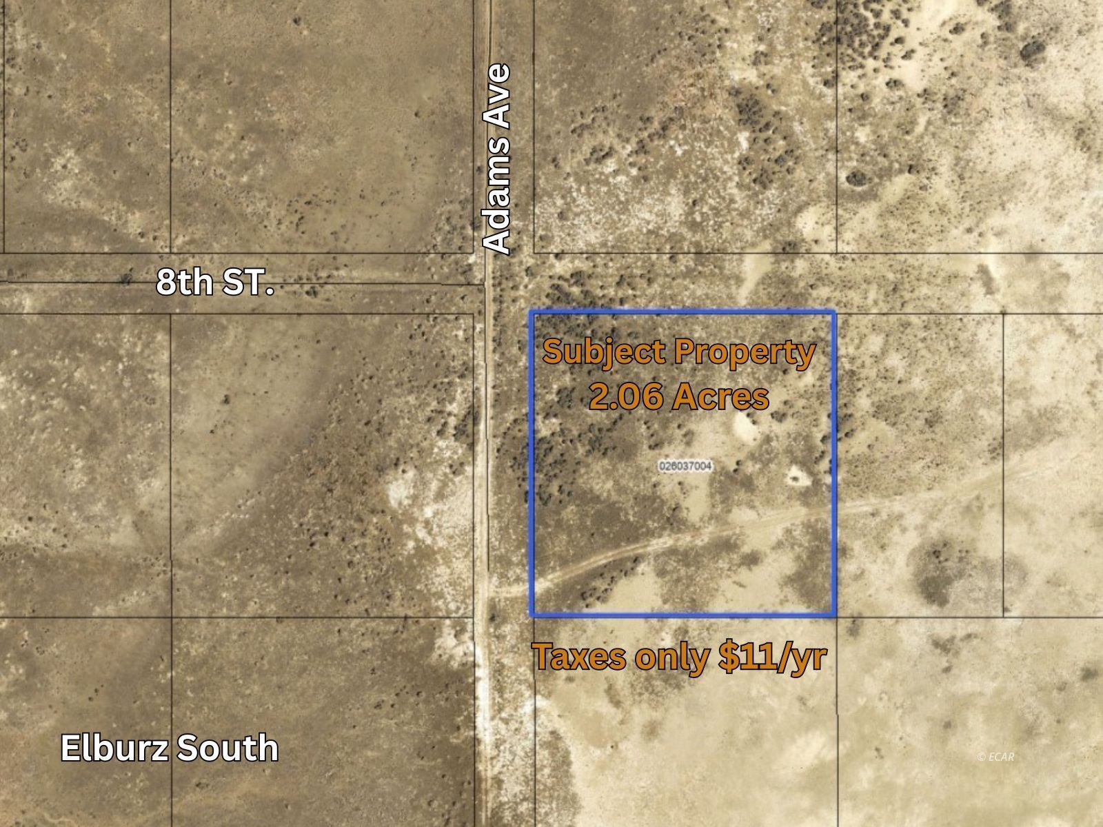 Property Photo:  026-037-004 8th Street/ Adams Ave  NV 89801 